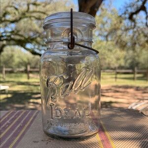 Ball Ideal Clear Glass Jar